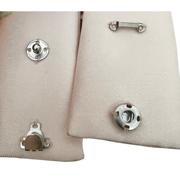 Alfred Sung Blush Bouquet Floral Hi-Low Dress Floral size M Sateen Twill Cocktai - Picture 6 of 16